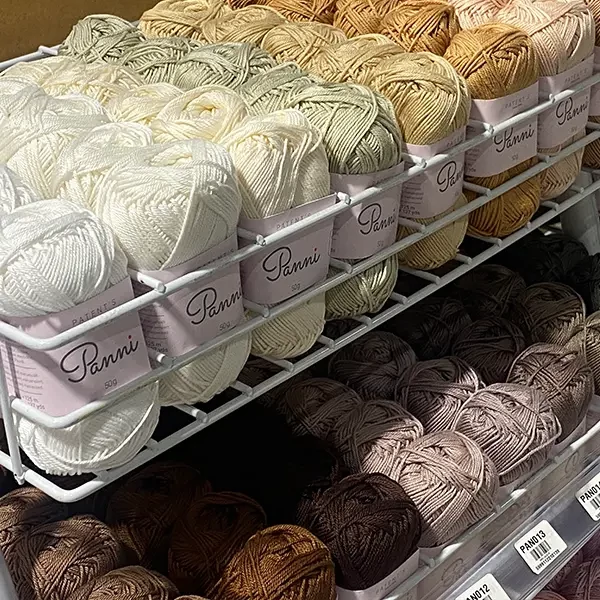 Bavlnená priadza Panni, 50 g - 001 biela (Catania 106)