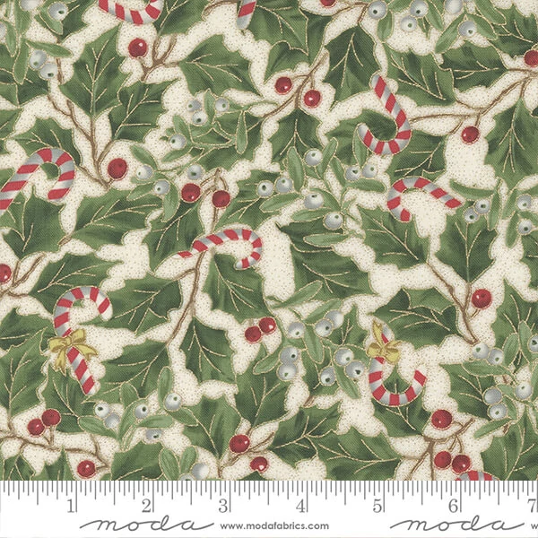 Patchworková tkanina - Moda - Merry Manor Metallic 33662-11M