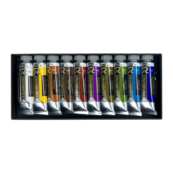 Sada olejových farieb Talens Rembrandt - 10x15 ml, Landscape