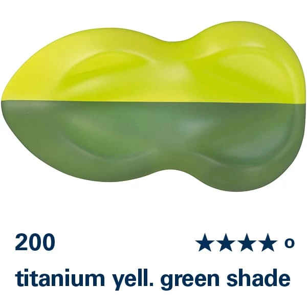 Farba do retušovacieho pištoľa Schmincke AERO COLOR Professional, 28 ml - 200, titanium yellow green shade