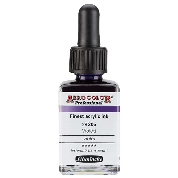 Farba do retušovacieho pištoľa Schmincke AERO COLOR Professional, 28 ml - 305, violet