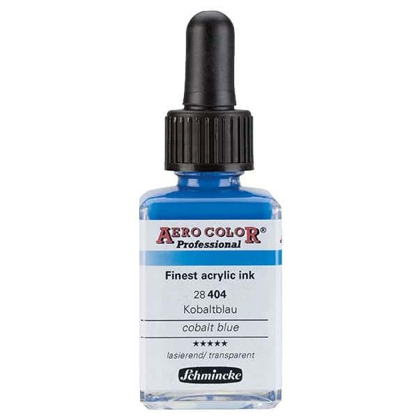 Farba do retušovacieho pištoľa Schmincke AERO COLOR Professional, 28 ml - 404, cobalt blue