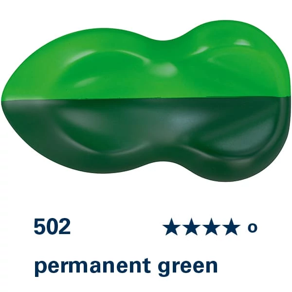 Farba do retušovacieho pištoľa Schmincke AERO COLOR Professional, 28 ml - 502, permanent green