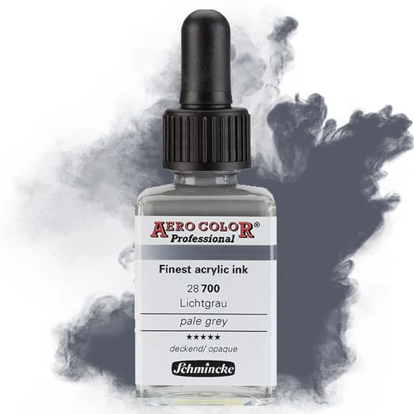 Farba do retušovacieho pištoľa Schmincke AERO COLOR Professional, 28 ml - 700, pale grey