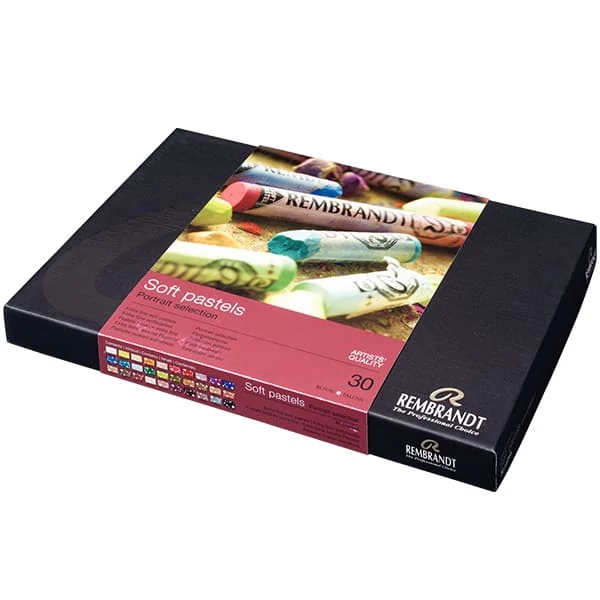 Sada suchých pastelov Rembrandt - 30 ks, portrét