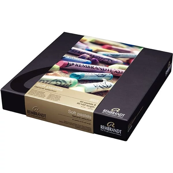 Sada suchých pastelov Rembrandt - 60 ks + 60 ks x 1/2