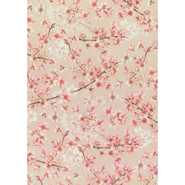Papier na decoupage Tassotti - čerešňové kvety