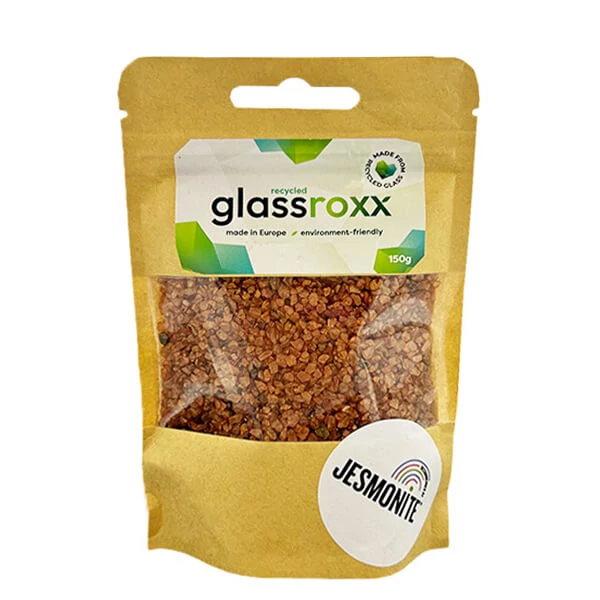 Sklenený granulát Jesmonite GlassRoxx, 150 g - bronze