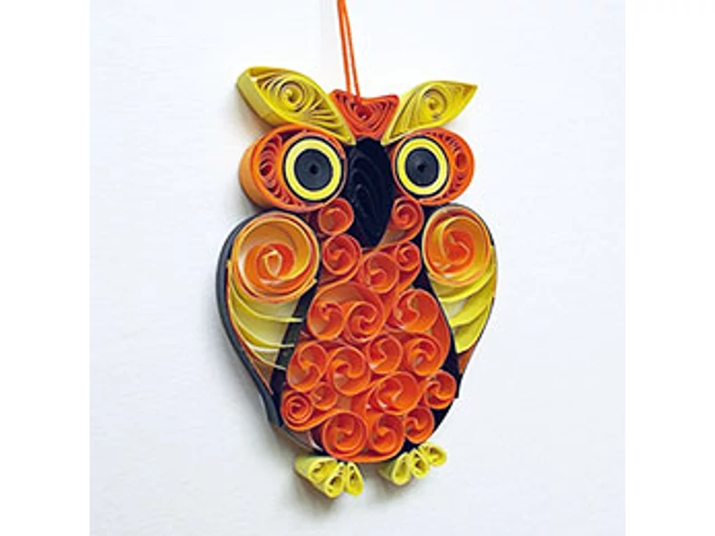 Kedves figurák quilling technikával