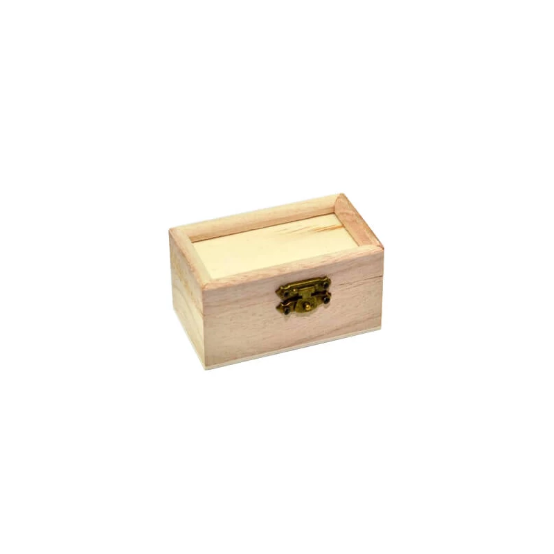 Drevená mini krabička s celým vekom - 8,3x4,5x4 cm