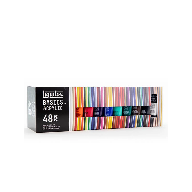 Sada akrylových farieb Liquitex Basics - 48x22 ml