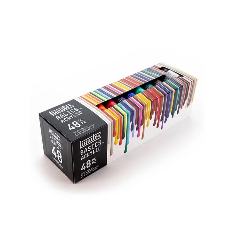 Sada akrylových farieb Liquitex Basics - 48x22 ml