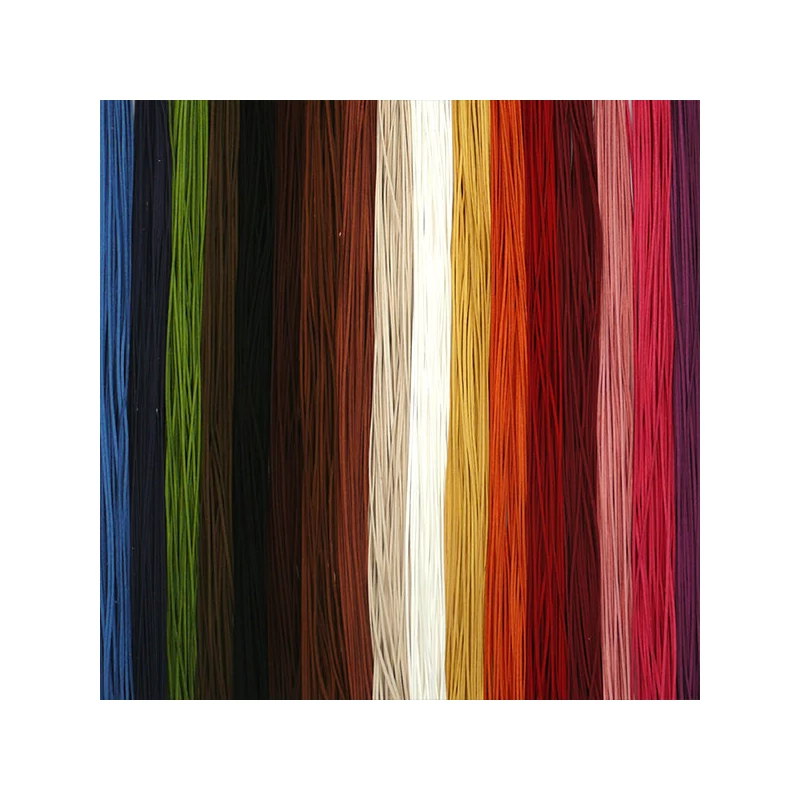 Kožený opasok, 90 cm - nebesky modrý