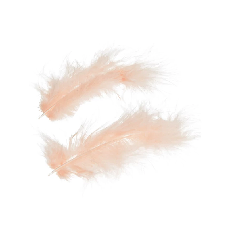 Marabu perie - losos, 8-10 cm, 22 ks/bal