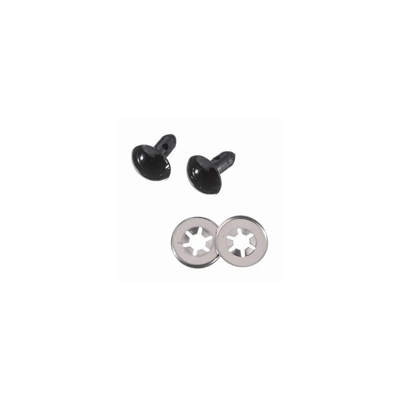 Zvieracie oči, bezpečnostné, okrúhle - 6 mm, 4 ks