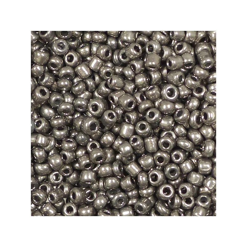 Koráliky, kovové, 2 mm - olovo