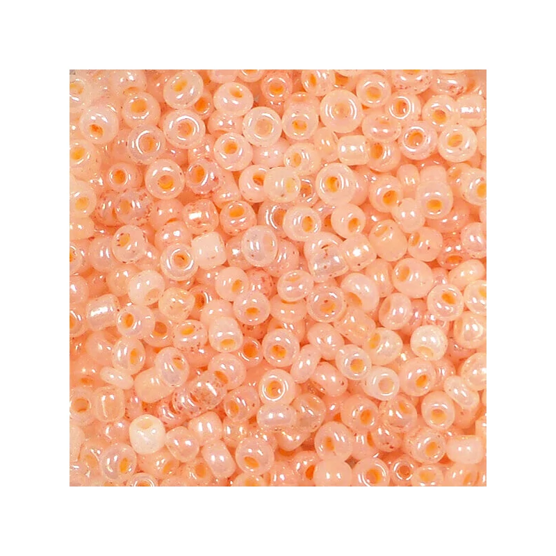 Koráliky, Perleťovéové 2 mm - broskyňa