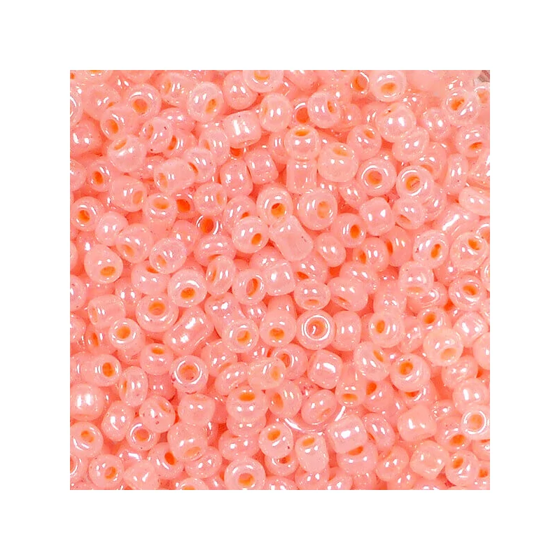 Koráliky, Perleťovéové 2 mm - broskyňa