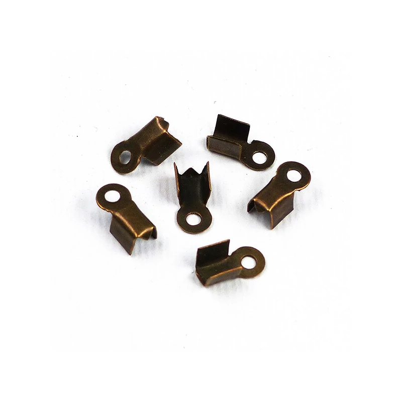 Kožená koncovka štvorcová - starožitná, 3x9 mm
