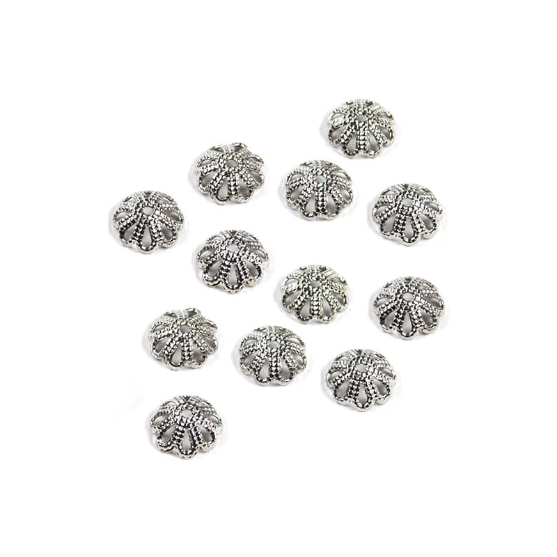 Perlový uzáver - platina, 6 mm