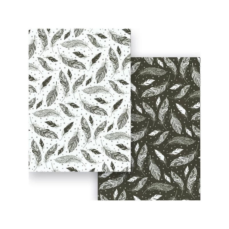 Fotokartón, A4 - Tangle Creation I. - Perá / omaľovánka
