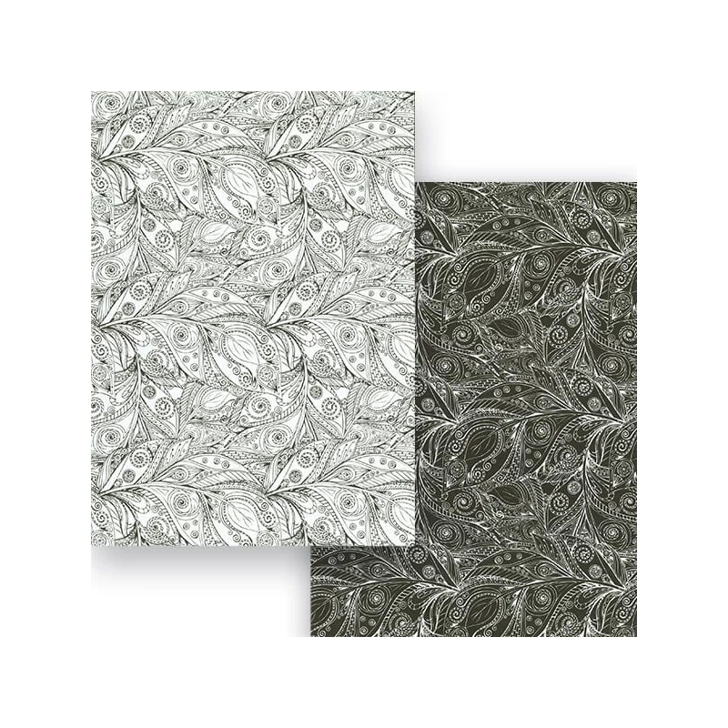 Fotokartón, A4 - Tangle Creation II. - Fantasy listy / omaľovánka