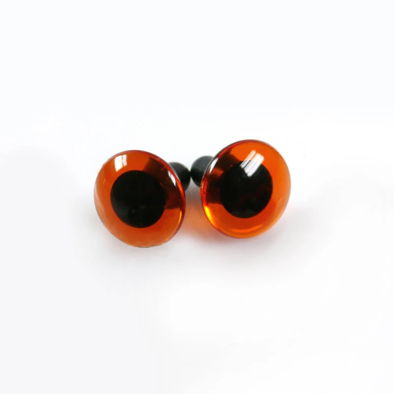 Zvieracie oko, šiteľné, medvedík - 14 mm, 2 ks