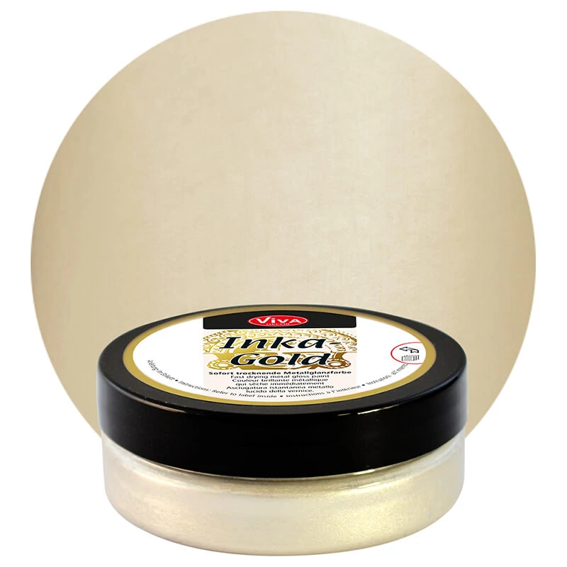 Metalická náterová pasta Inka Gold, 50 g - alt silber