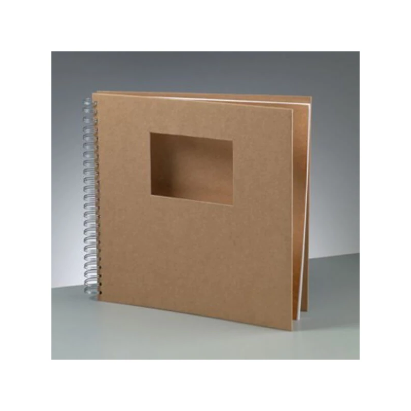 Album papier-mache - 30x30 cm, s okienkom