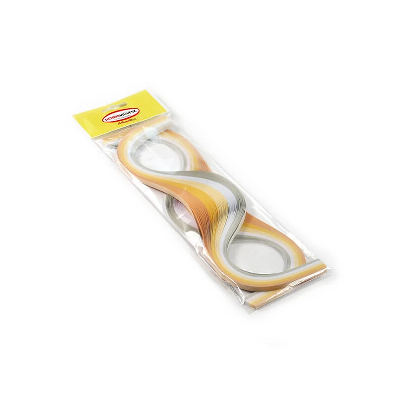 Quilling papierový pás pre hobby umelcov, 80 g - svadobný, 3 mm/6 mm, 300 ks