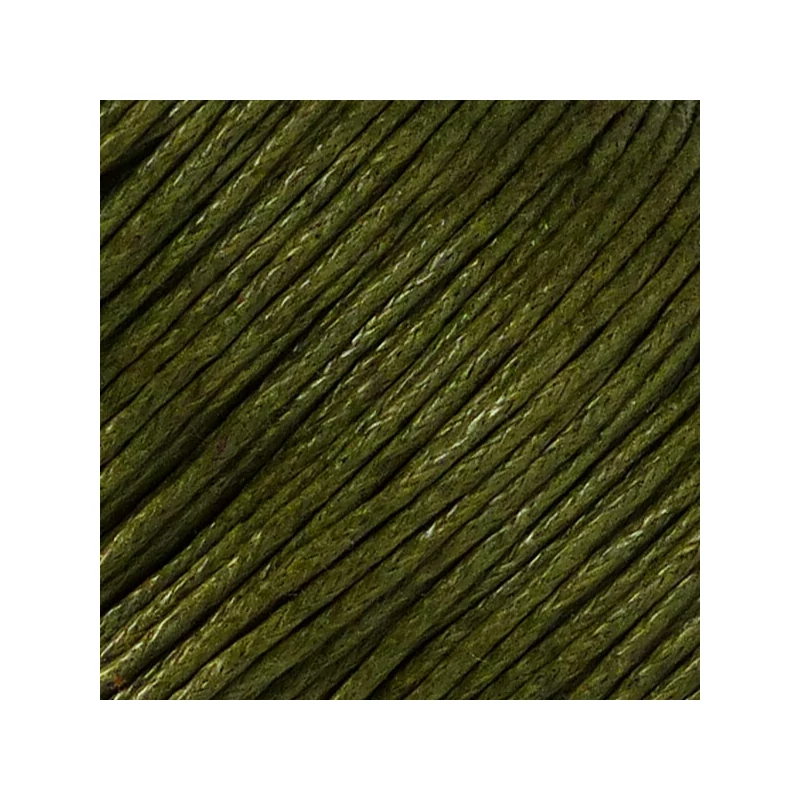 Voskovaná niť, 1 mm v metroch - 149 olivovo zelená