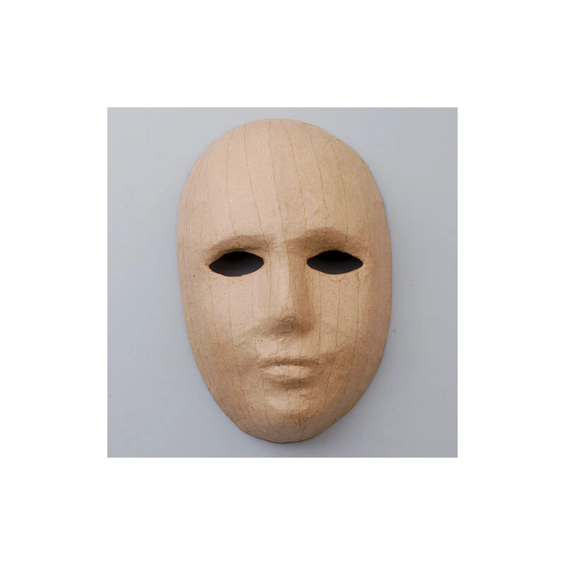 Maska z papier-mache - celá, 21,5x13,5 cm