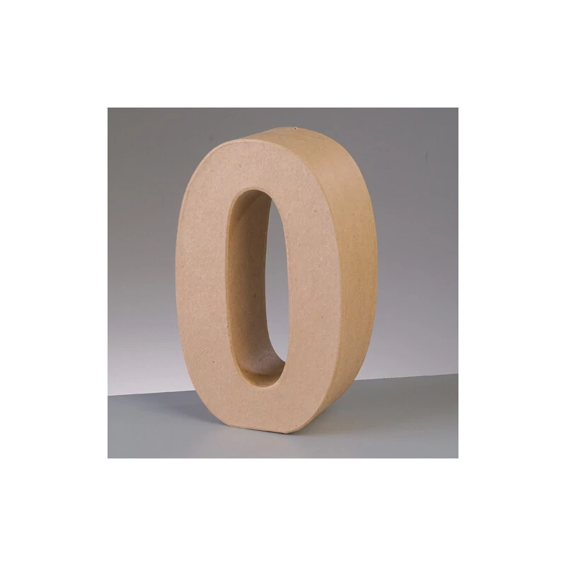 Číslo z papier-mache - 0,10 cm