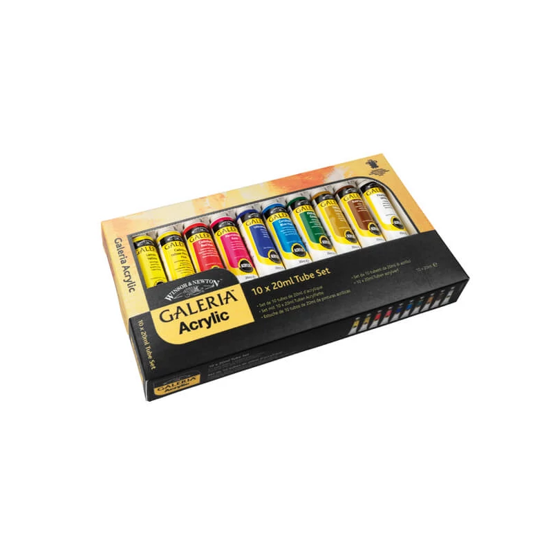 Sada akrylových farieb Winsor&Newton Galeria - 10x20 ml