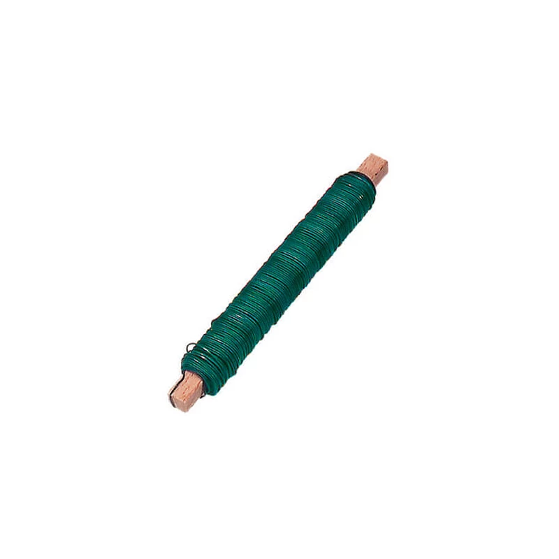Aranžérsky drôt do kvetov, 0,7 mm, 100 g - zelený