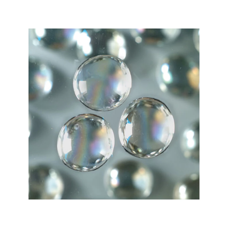 Sklenený štrk, 18-20 mm, 100 g - dúhový, bezfarebný