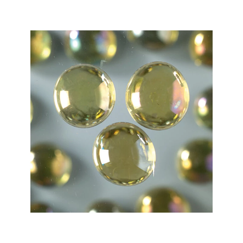 Sklenený štrk, 18-20 mm, 100 g - dúhový, žltý