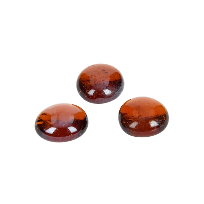 Sklenený štrk, 18-20 mm, 100 g - dúhový, topaz