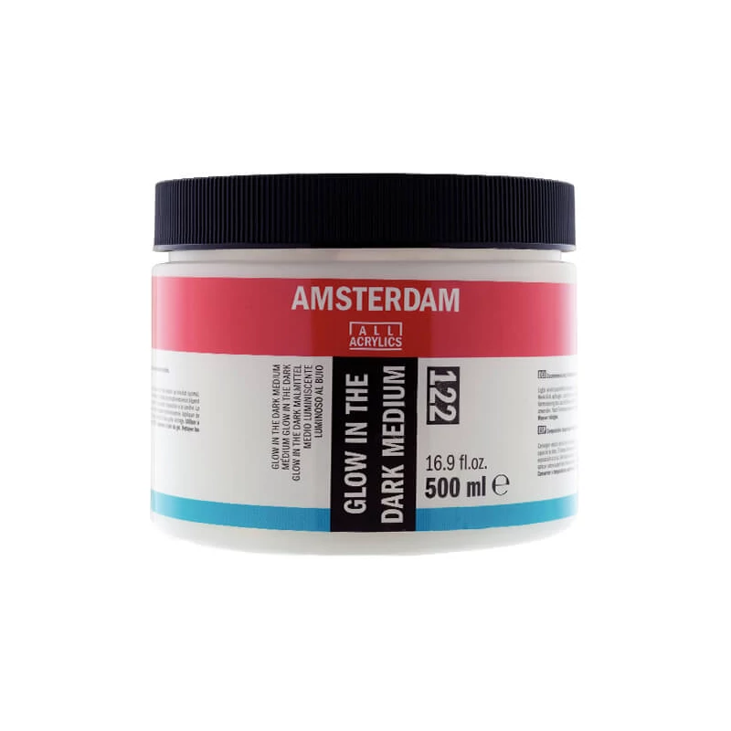 Talens Amsterdam 122 efekt médium - 500 ml, svieti v tme