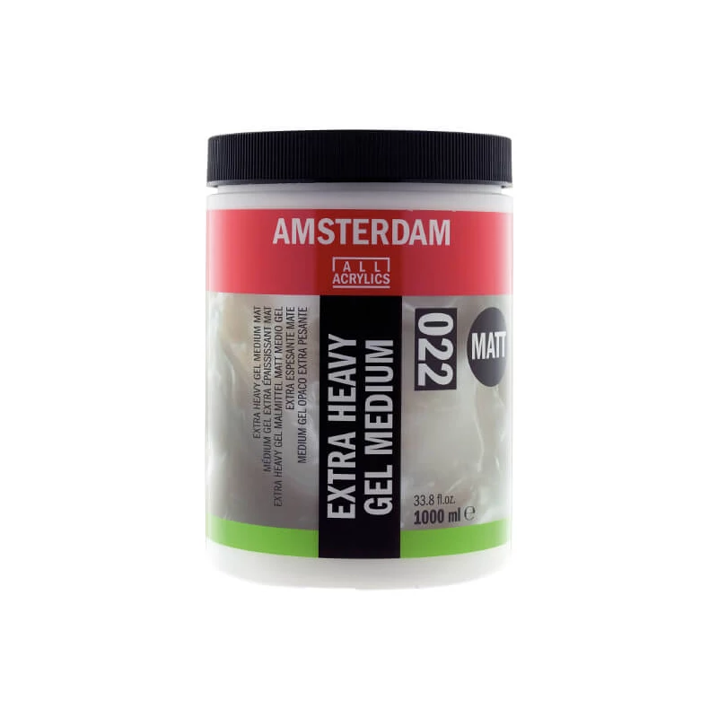 Talens Amsterdam 022 extra heavy gel médium, 1000 ml - matný