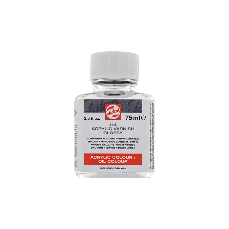Olejový a akrylový lak Talens 114, lesklý - 75 ml