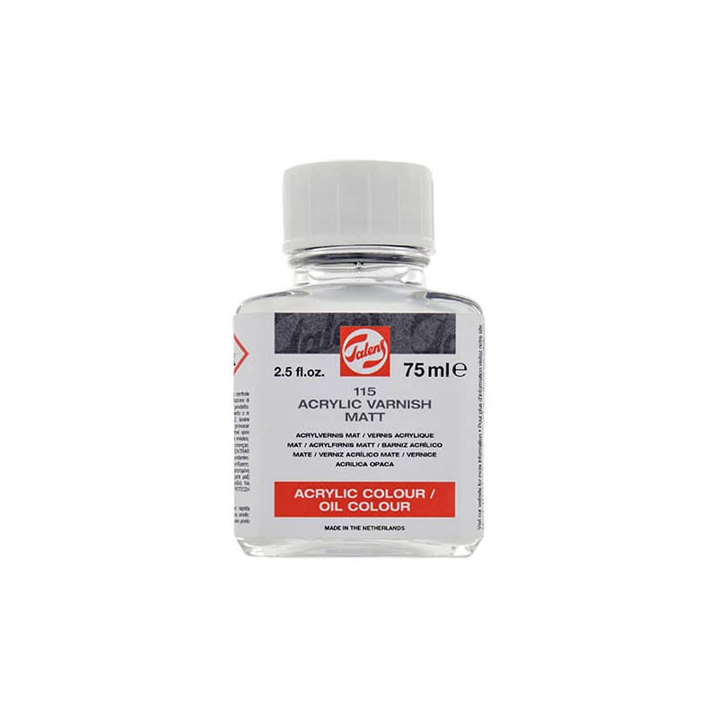 Olejový a akrylový lak Talens 115, matný - 75 ml