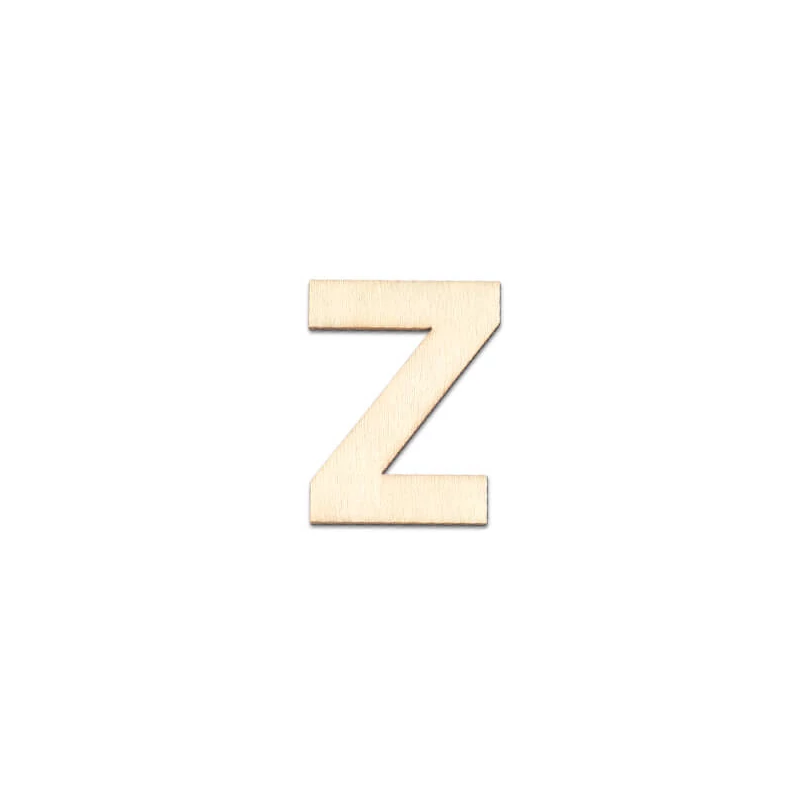 Drevené písmeno, 40x2 mm - Z