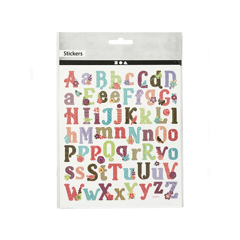 ABC öntapadós matrica 15x16,5 cm-es ív