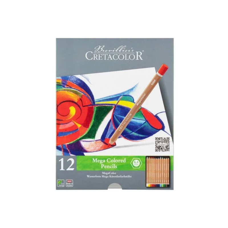 Sada farebných ceruziek Cretacolor MegaColor - 12 ks