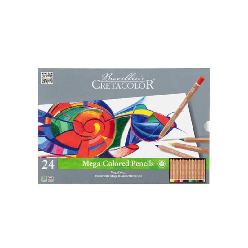 Sada farebných ceruziek Cretacolor MegaColor - 24 ks