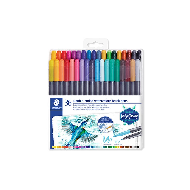 Sada štetcov, Staedtler, Design Journey, obojstranná - 36 ks