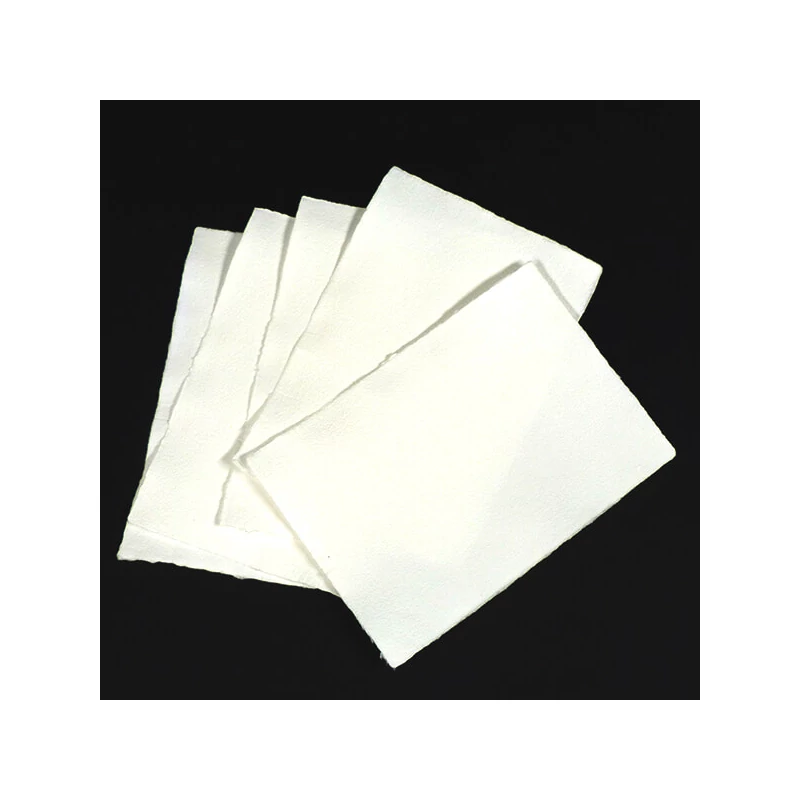 Embosovaný papier, umelecký, 200 g, 5 ks - A5, biely