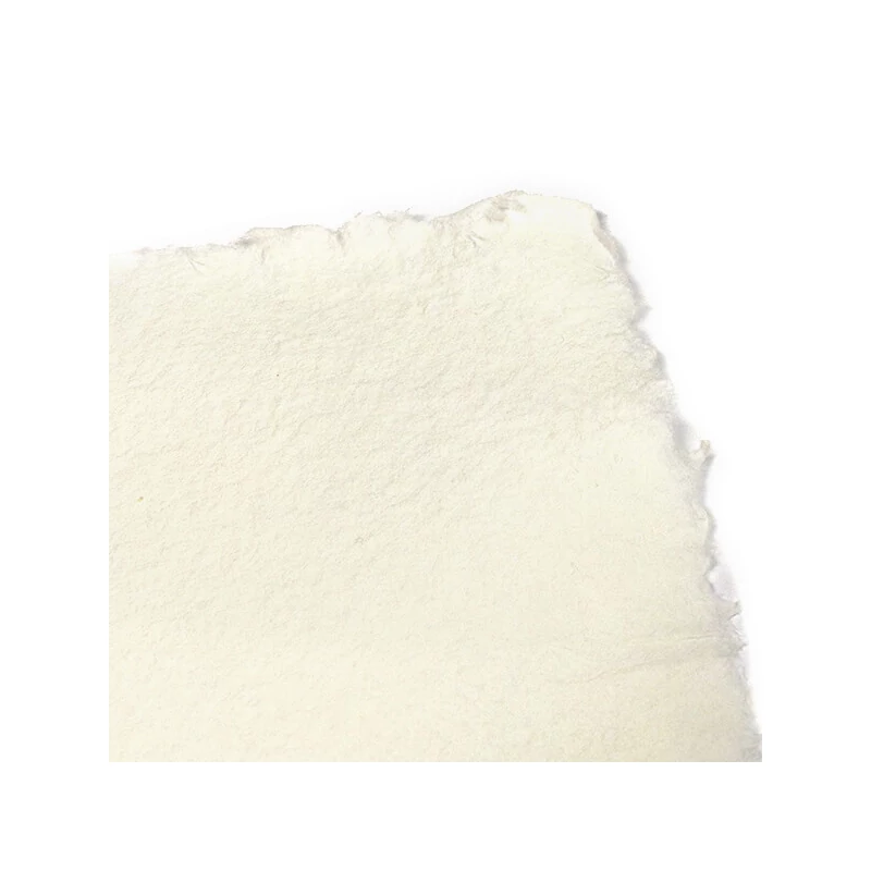 Embosovaný papier, umelecký, 200 g - A3, biely, cikcakový so strapcami na okrajoch