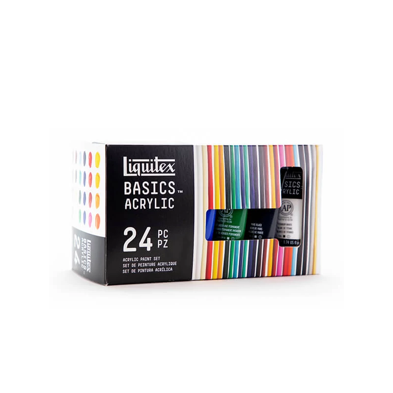 Sada akrylových farieb Liquitex Basics - 24x22 ml